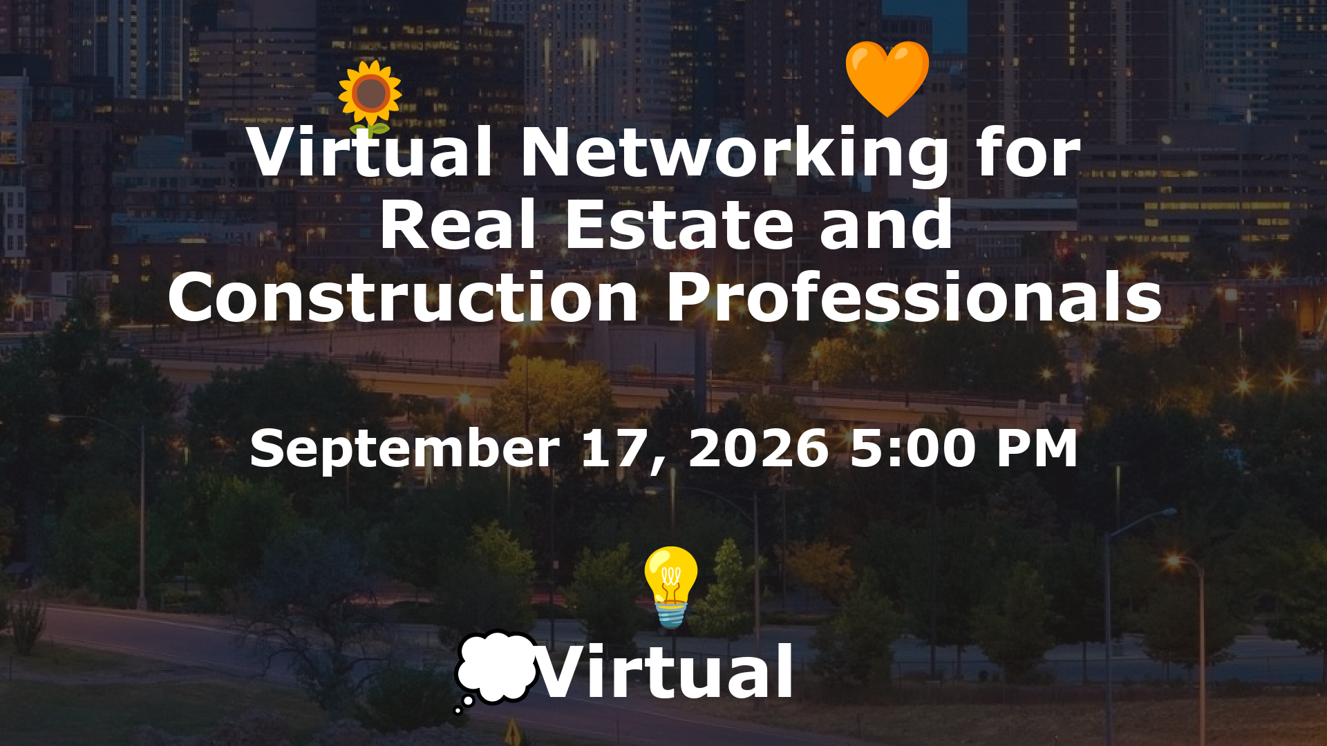 Virtual Networking for Real Estate and Construction Professionals event image
